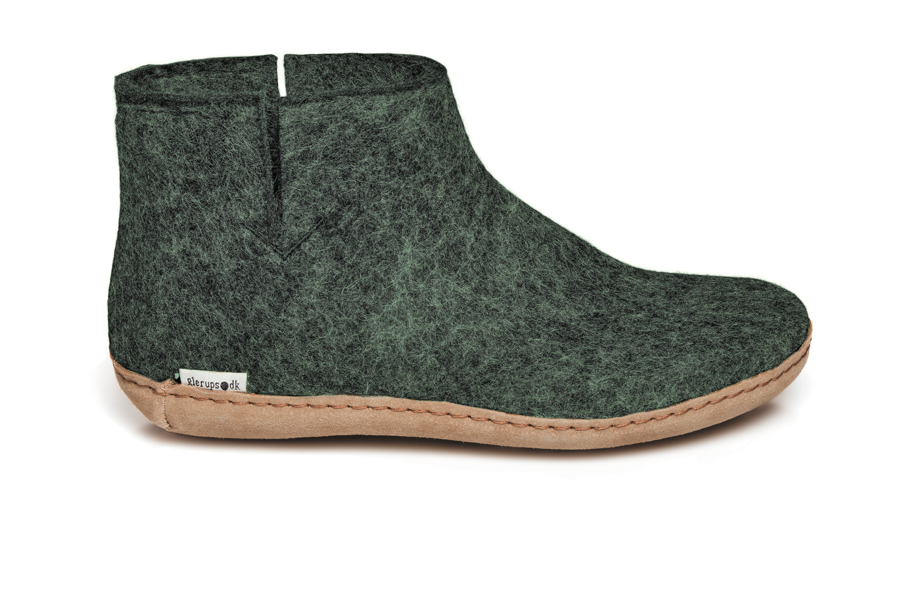 Glerups | Wool Boot Slipper - Forest Green