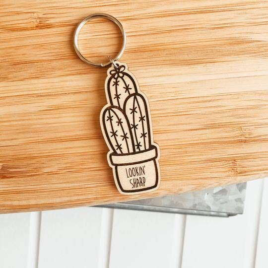 Knotty Design Co. | Lookin’ Sharp Wooden Keychain