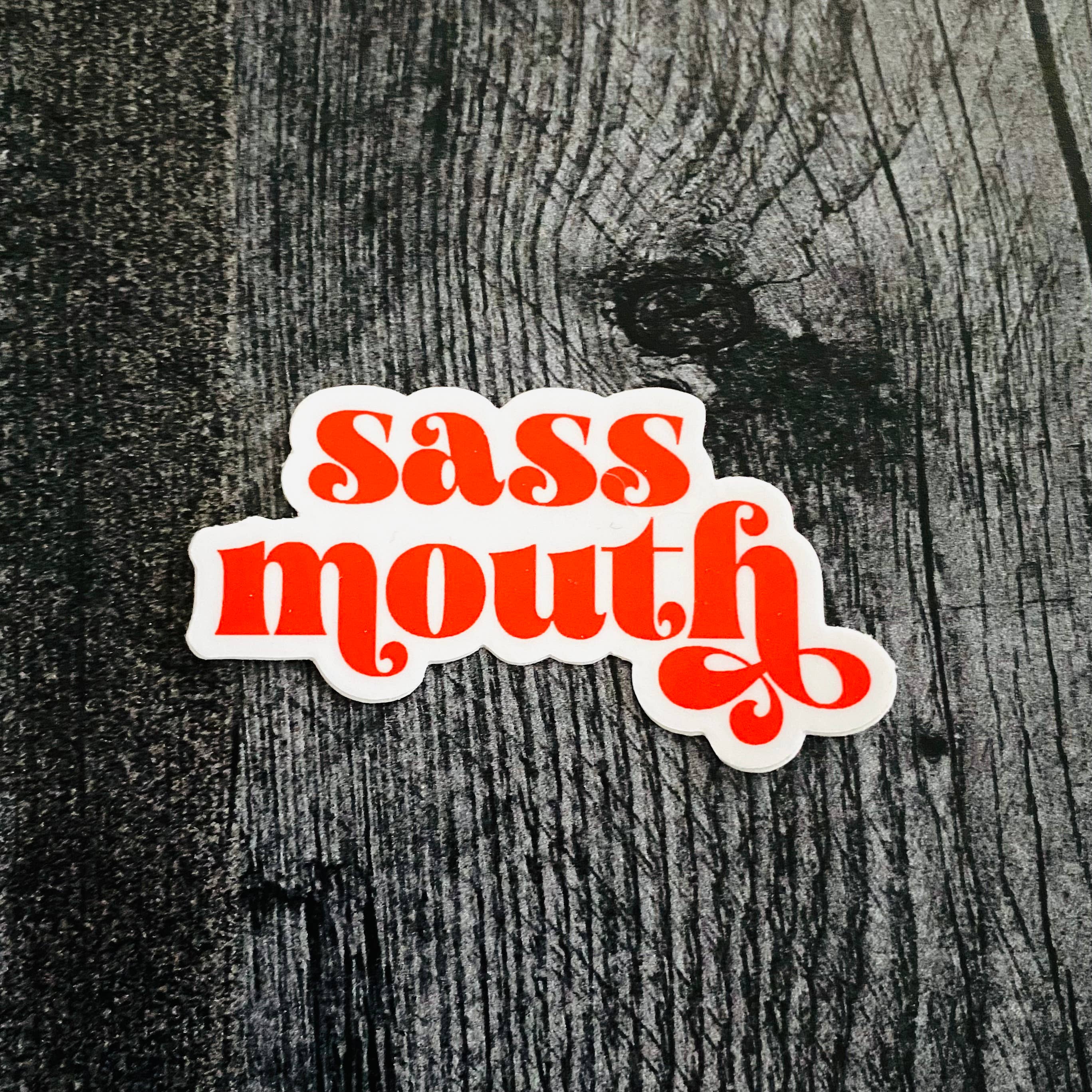 Sass Mouth Sticker