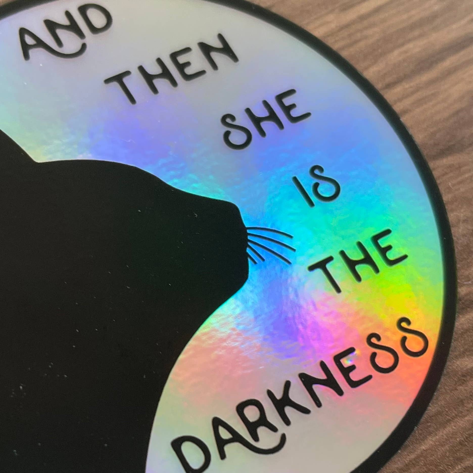 And then she is the darkness Holo sticker Fleetwood Mac