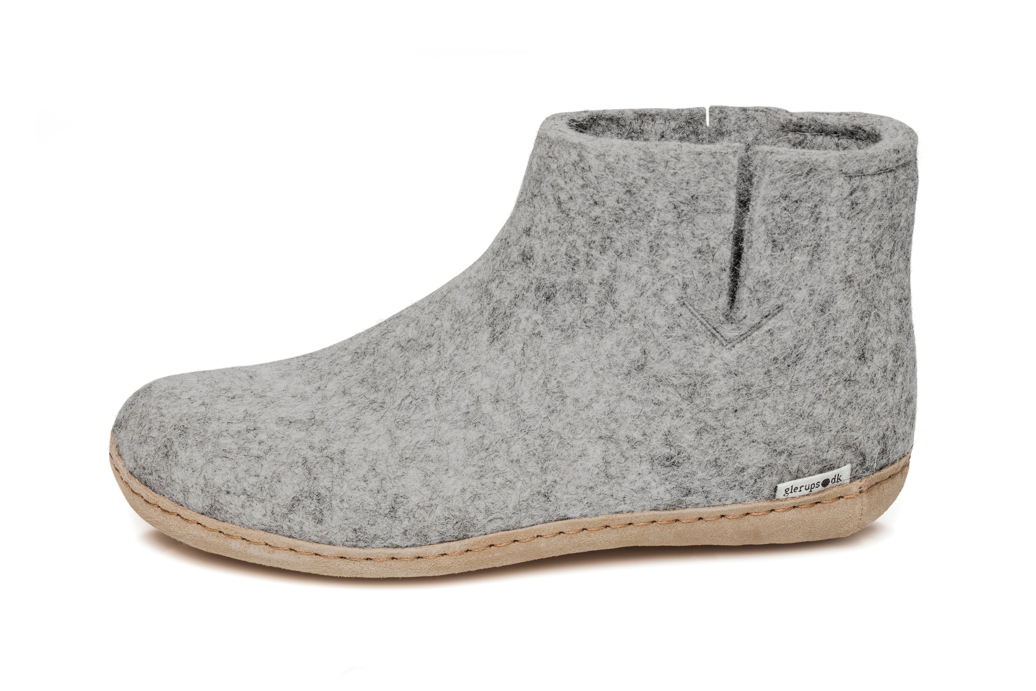 Glerups | Wool Boot Slipper - Grey
