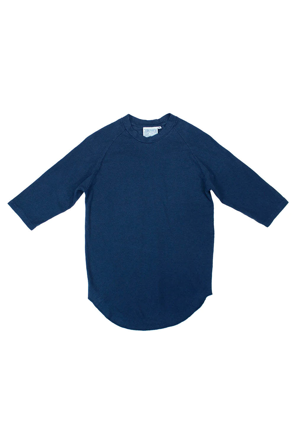 Jungmaven | 3/4 Sleeve Raglan Hemp T Shirt - Navy Blue