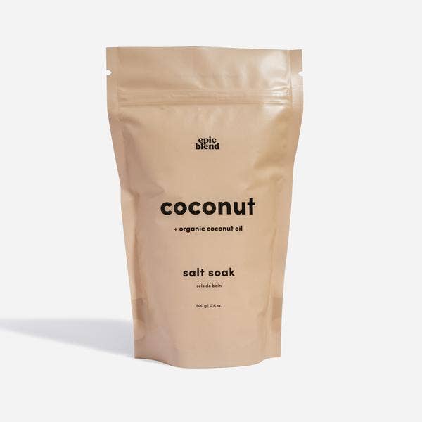 Epic Blend | Coconut Bath Salt Soak - 17.6oz