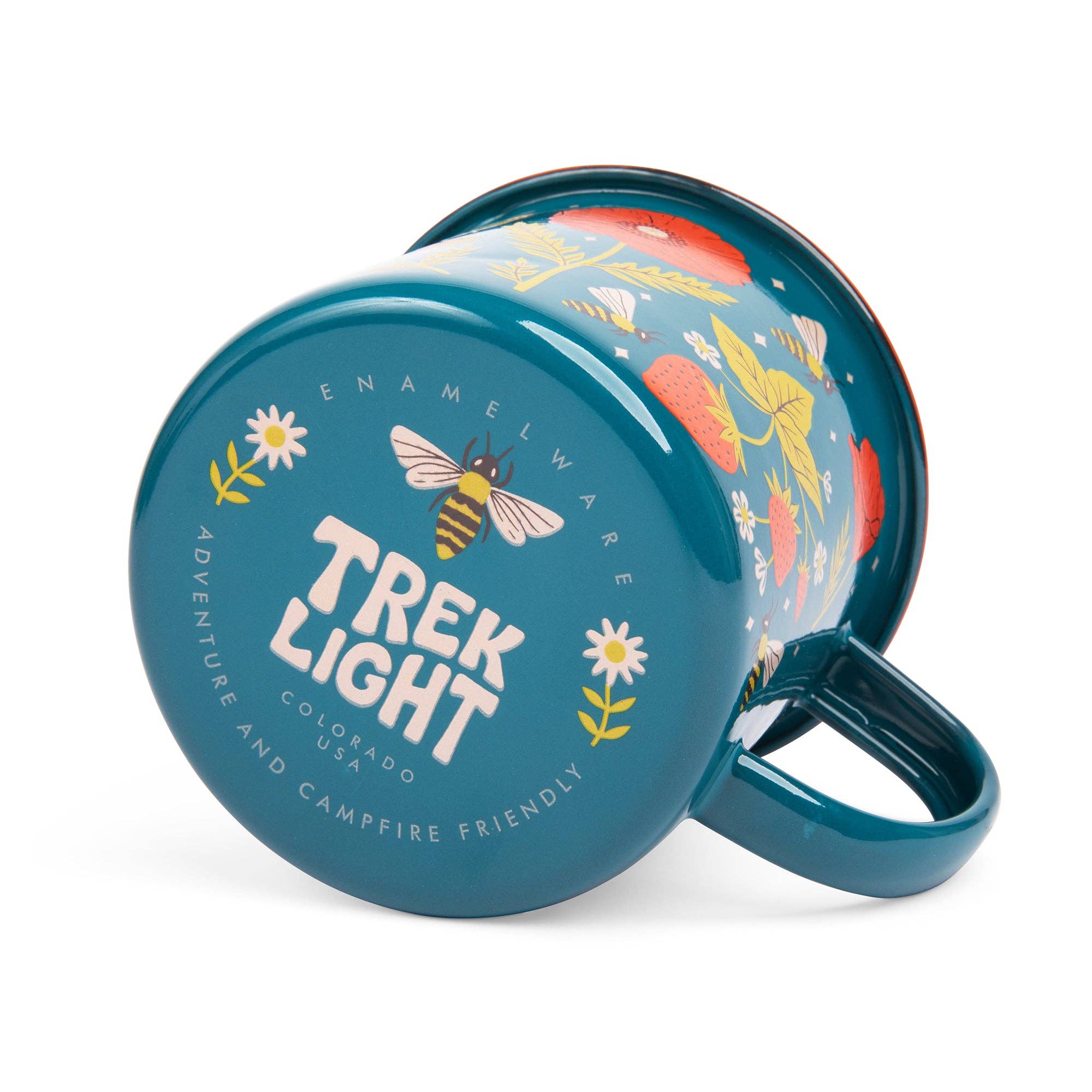 Trek Light | Garden Buzz Enamel Coffee Mug