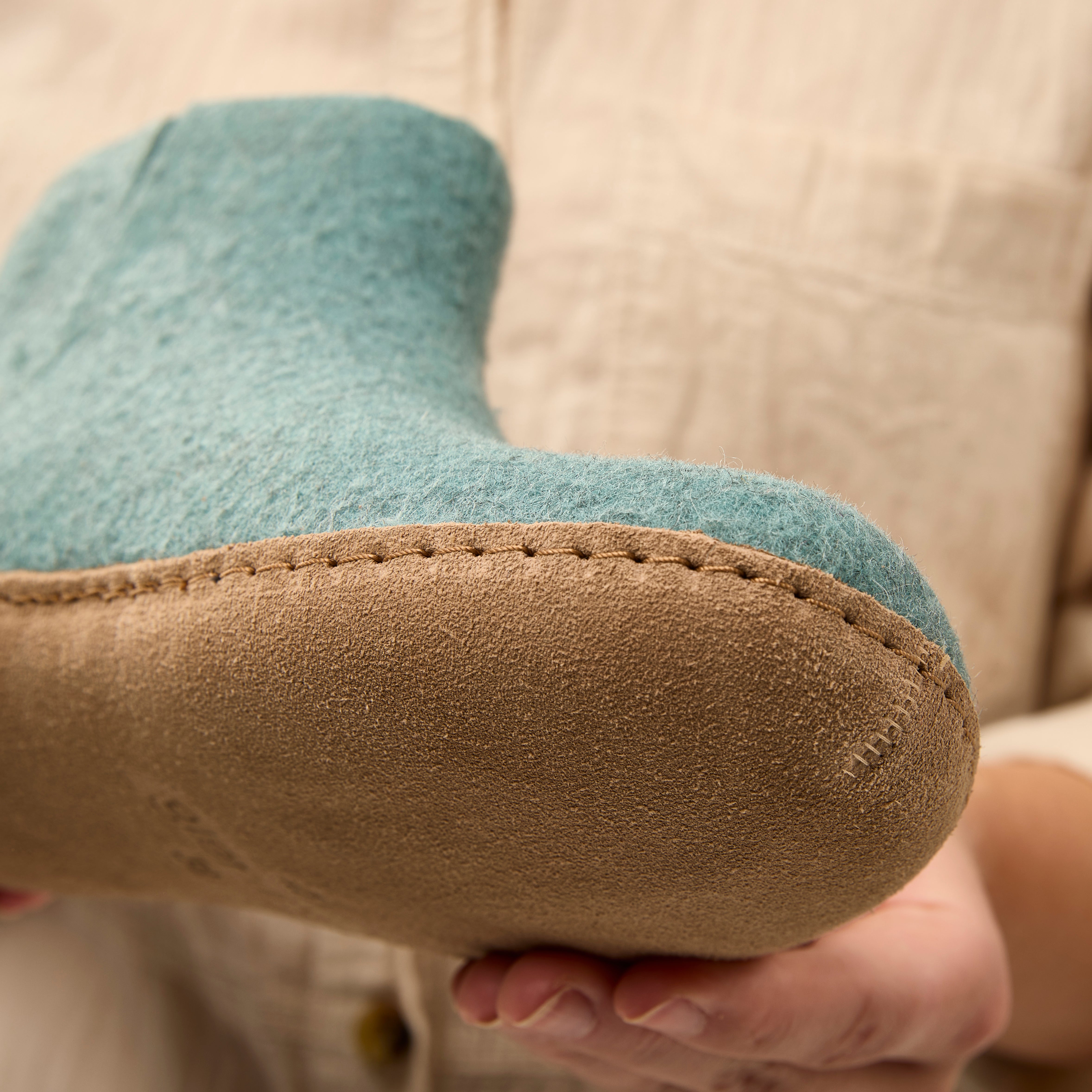 Glerups | Wool Boot Slipper - North Sea