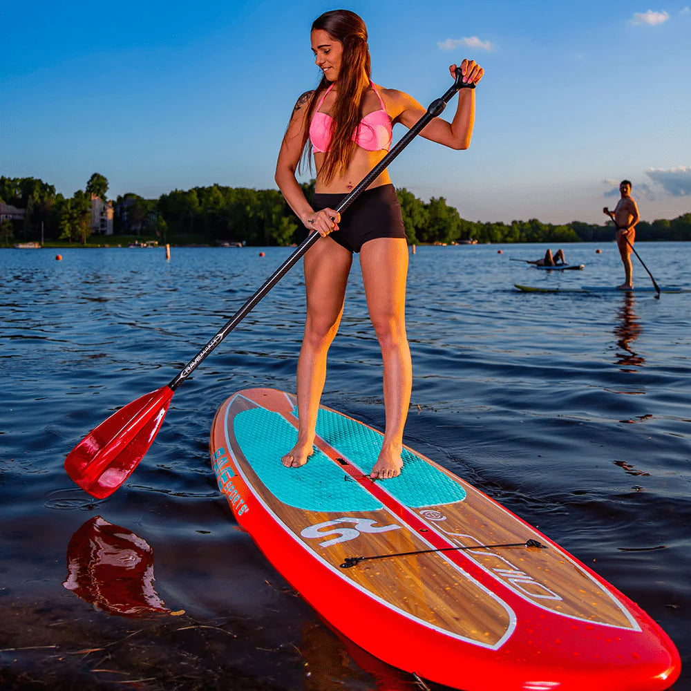 Rave | Shoreline Fiberglass Stand Up Paddleboard - Sunset Orange