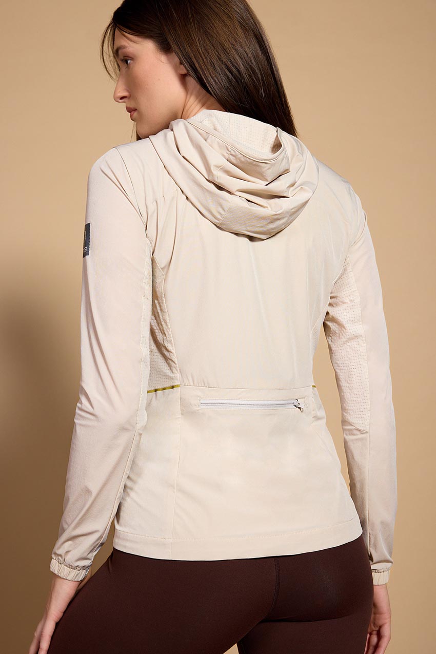 MPG | Quest Light Weight Packable Jacket - Linen White